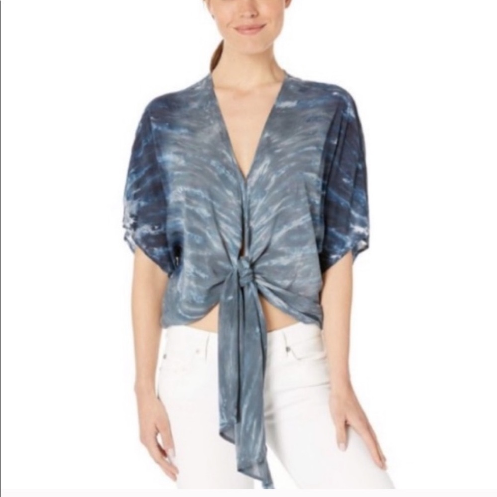 Young fabulous & broke tie dye top